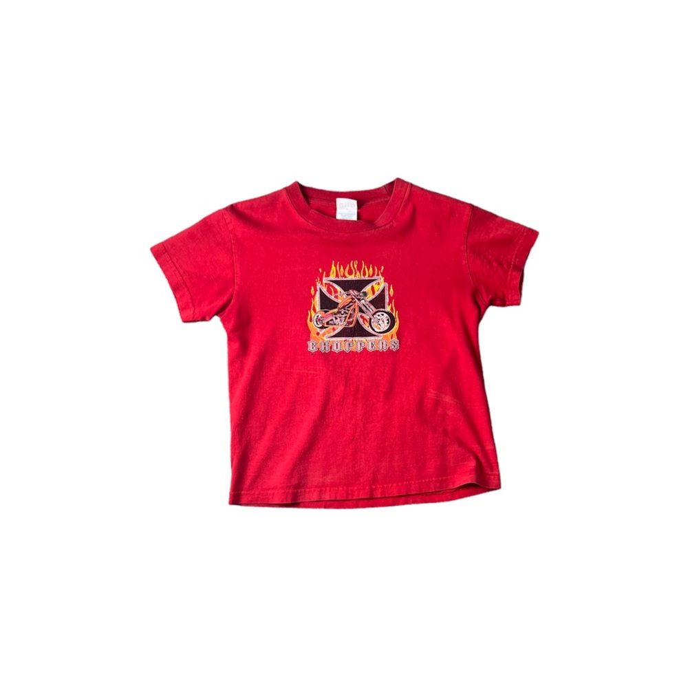 vintage motorcycle baby tee